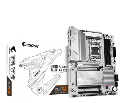 Płyta główna Socket AM5 Gigabyte B650 AORUS ELITE AX ICE